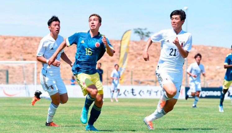 Selección Colombia en Toulón. 