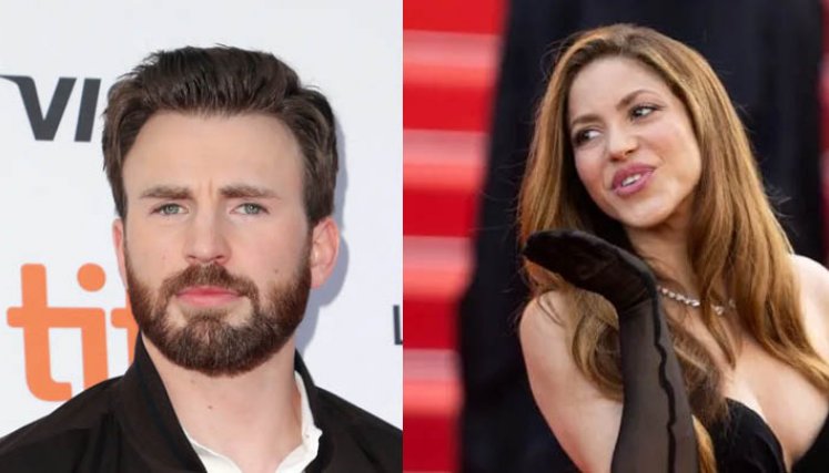 Chris Evans habló de Shakira 
