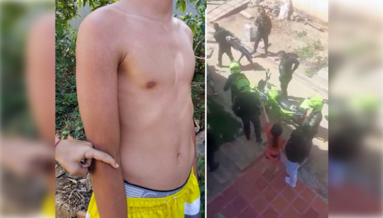 Presunto maltrato policial.