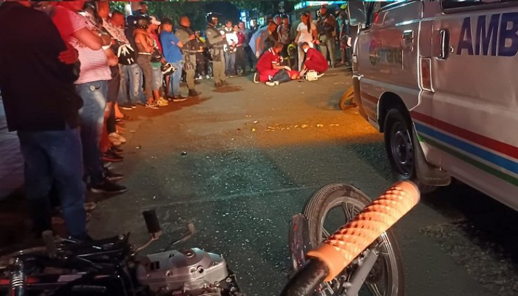 Accidente de tránsito.