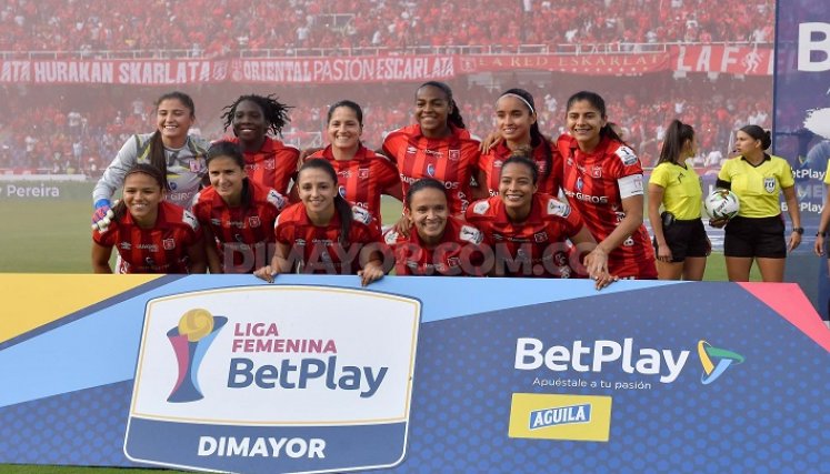 Las 'escarlatas' consiguen su segunda estrella en la Liga Femenina./Foto: Colprensa
