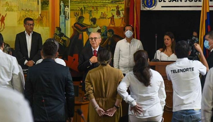 Ayer se instaló el segundo periodo de sesiones ordinarias del concejo./Foto cortesía