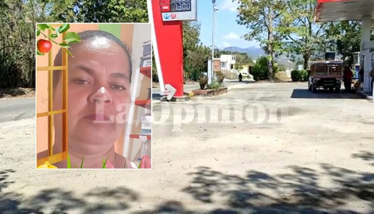 Asesinada una mujer en el corregimiento de Aguas Claras de Ocaña ./Foto: cortesía