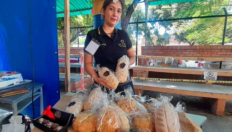 Emprendedores que participaron en la I Feria Agroindustrial del Sena/Foto Orlando Carvajal