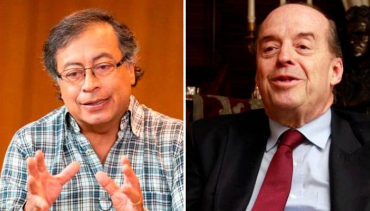 Gustavo Petro y Álvaro Leyva 