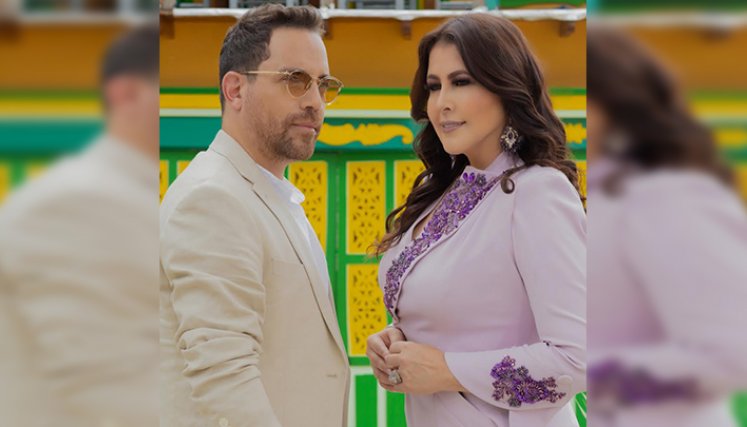 Arelys Henao y Juan Velasco, con el ‘ADN latinoamericano’./Foto: Colprensa