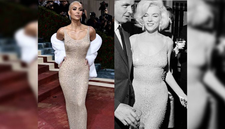 ¿Kim Kardashian dañó el traje de Marilyn Monroe?/Foto: internet