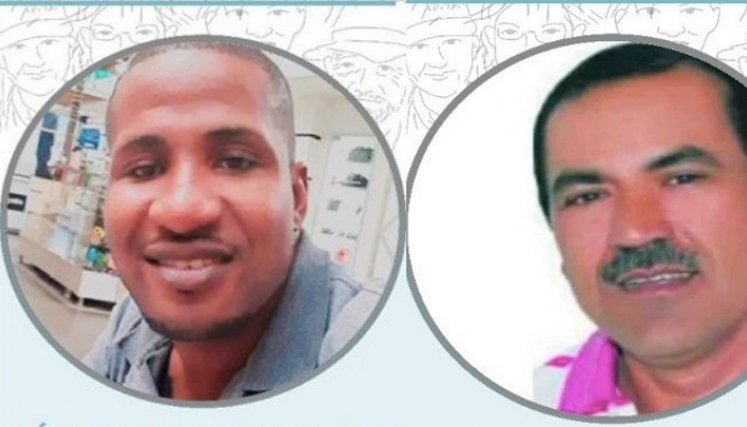 Hersain y Roberto, los dos líderes asesinados el domingo en Cauca./Foto: Colprensa