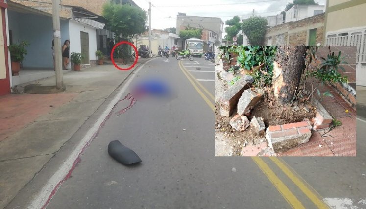 Accidente de tránsito.