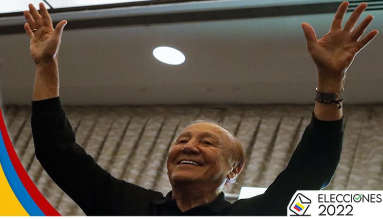 Hernández, el invitado sorpresa a las presidenciales de Colombia./Foto: AFP
