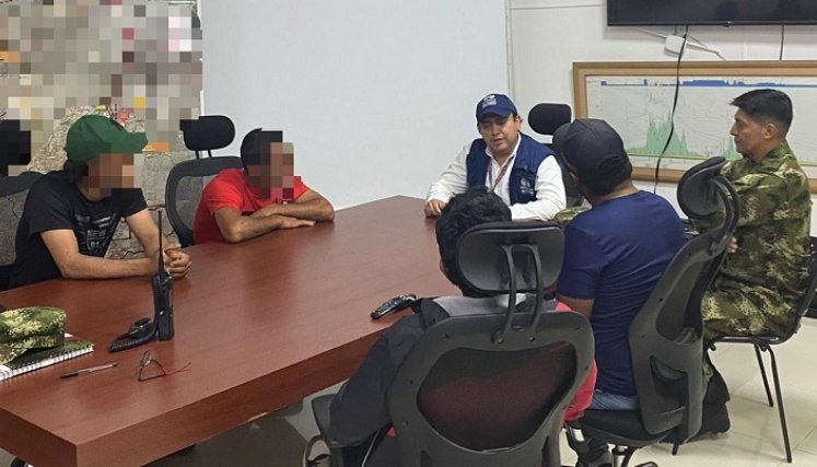 La Defensoría del Pueblo activó una ruta de atención para los 4 retenidos.