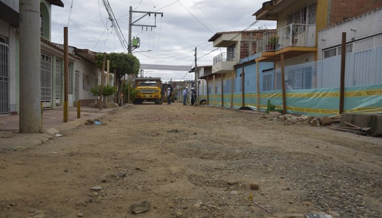 La primera vía en ser intervenida con este proyecto fue la calle 8 entre avenidas 3 y 5 del barrio San Luis./ Foto: Pablo Castillo/La Opinión
