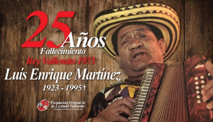 Festival Vallenato rendirá homenaje a Luis Enrique Martínez