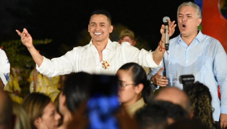 Duque exaltó el talento vallenato e impuso Medalla al Mérito