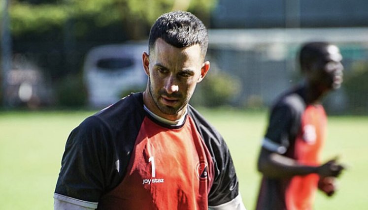Ezequiel Mastrolía, arquero del Cúcuta Deportivo.
