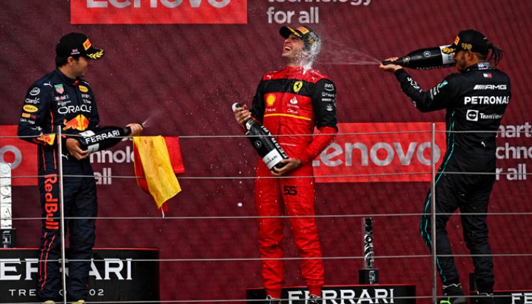 Carlos Sainz (Ferrari) conquista el GP de Gran Bretaña, su primera victoria en Fórmula 1
