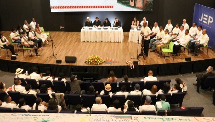 Audiencia de reconocimiento ante la JEP