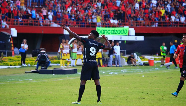 Hassan Vergara, delantero del Cúcuta Deportivo. Foto: Juan Pablo Cohen/La Opinión