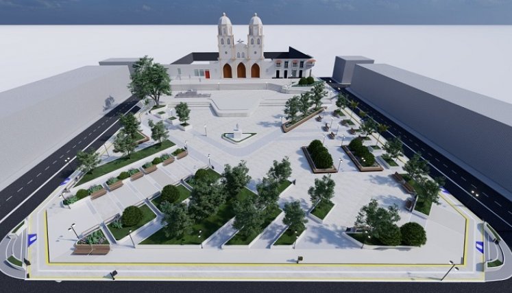 El proyecto contempla también peatonalización de una calle y el arreglo de más de 2 kilómetros de andenes de las cuadras aledañas al lugar./ Foto: Cortesía / La Opinión 