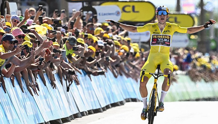 Wout Van Aert, Tour de Francia 2022. AFP