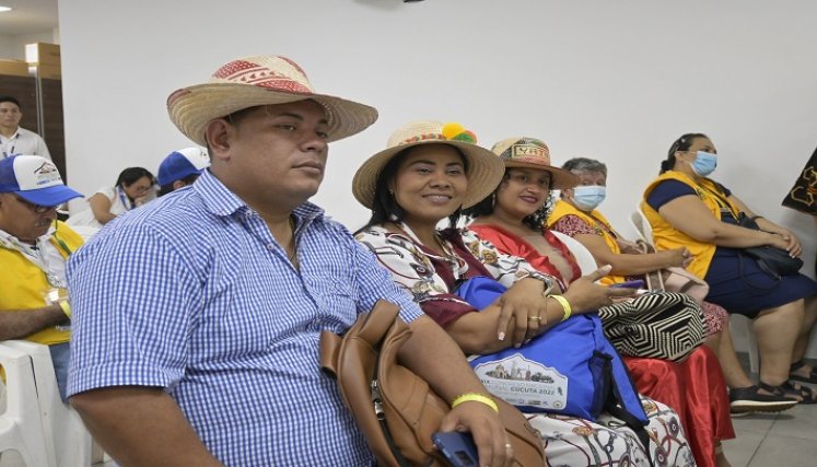 Los líderes dieron apertura de la jornada en el auditorio de la Alcaldía de Villa del Rosario. / Foto: Jorge Gutiérrez/La Opinión