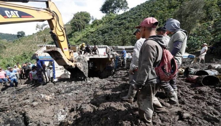 Apareció la última niña que buscaban en derrumbe de Antioquia./  FOTO: MANUEL SALDARRIAGA