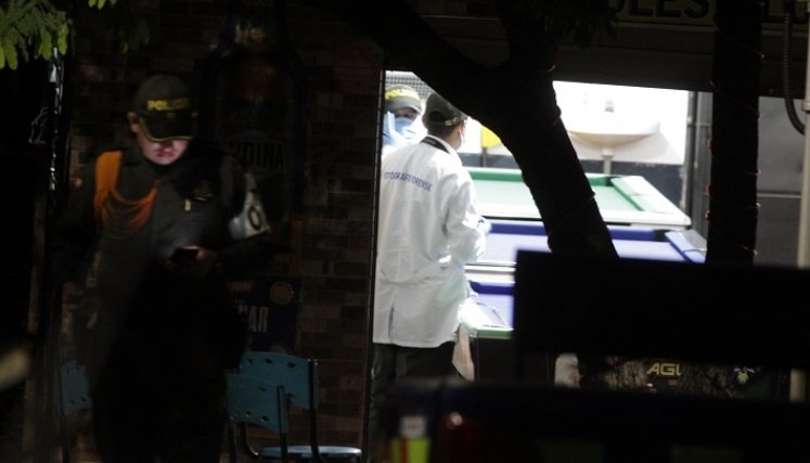Homicidio en un billar