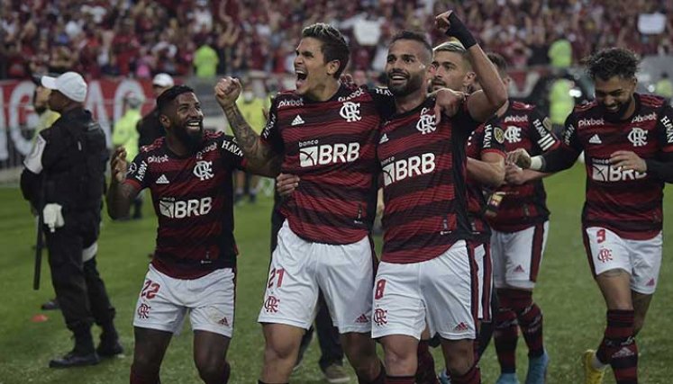 Flamengo de Brasil un serio aspirante al título de la Copa Libertadores de América.