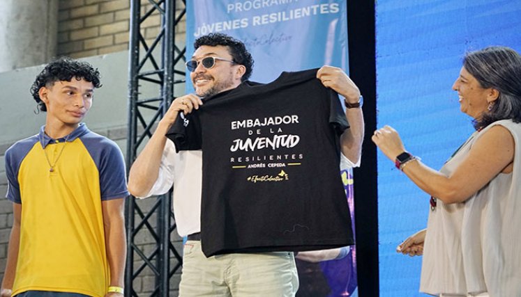 Andrés Cepeda, embajador de la juventud