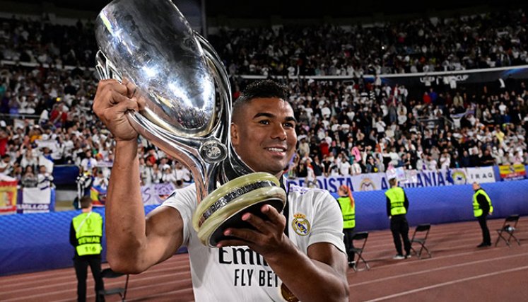 Casemiro, volante del Real Madrid.
