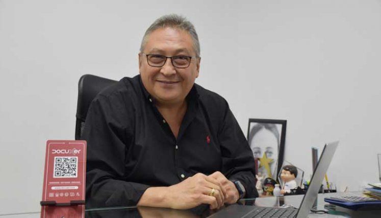 Juan Manuel Ortiz, gerente general en Docuxer SA