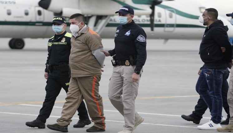 Yamit Picón Rodríguez, alias ‘La Choncha’; Henry Trigos Celón y Alexander Montoya Úsuga, fueron extraditados el 19 de agosto de 2021.