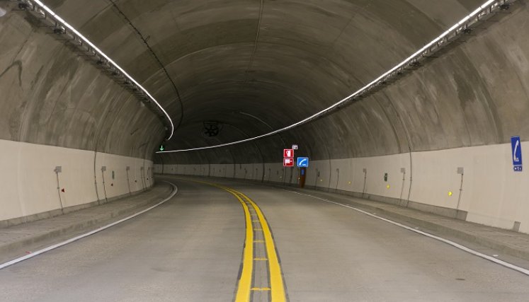El túnel tiene  2.800 dispositivos de luz led regulables. / Foto: Juan Pablo Cohen 
