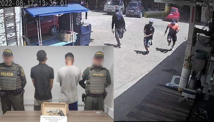 Los detenidos fueron enviados a la cárcel por tentativa de homicidio y porte ilegal de armas.
