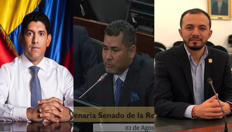 Juan Carlos García, Alejandro Carlos Chacón y Diógenes Quintero./Fotos cortesía