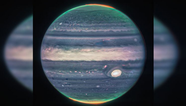 El telescopio espacial James Webb toma impresionantes imágenes de Júpiter./Foto: AFP