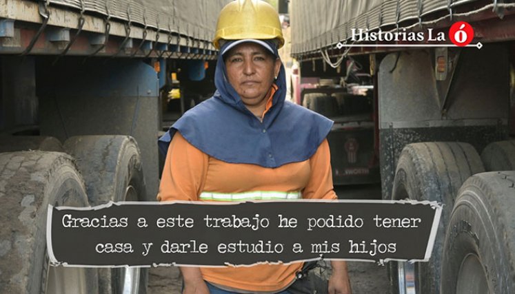 María Gélvez Bermúdez vive en la vereda Paraíso Perdido de Cúcuta y desde hace 14 años trabaja en Minercoque. / Foto: Jorge Iván Gutiérrez