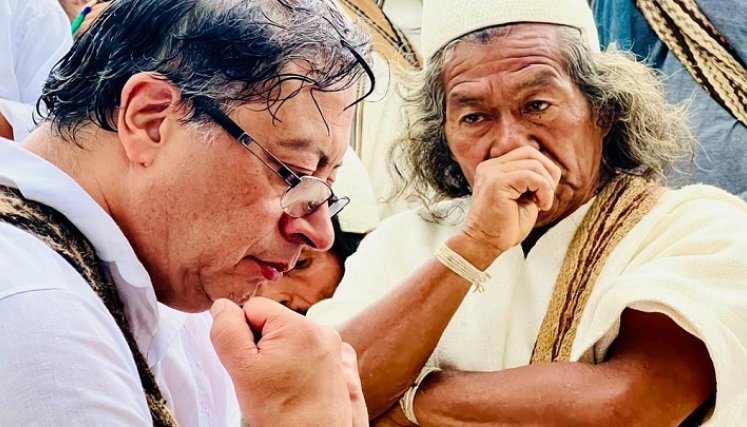Las atípicas posesiones ancestrales del presidente Petro./Foto: Colprensa
