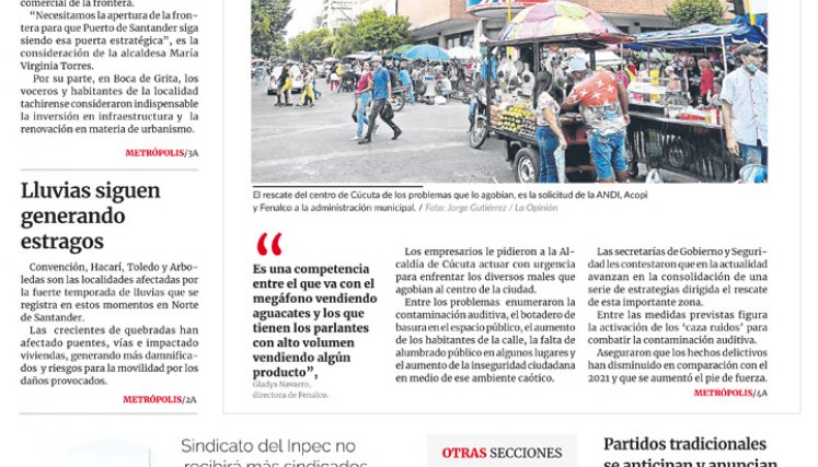 Portada del jueves 4 de agosto de 2022