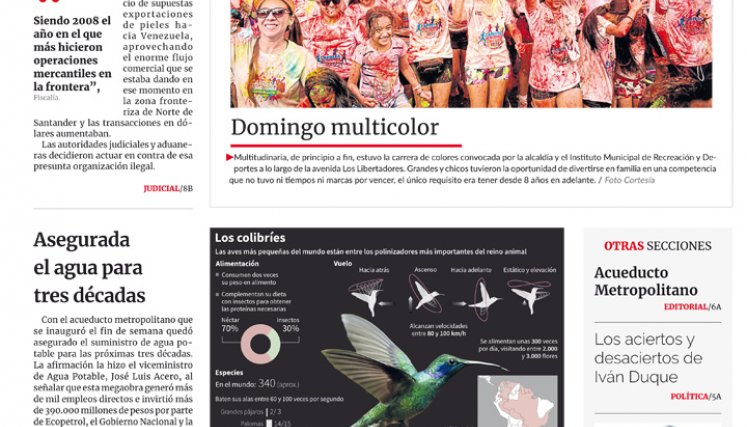 Portada del lunes 1 de agosto de 2022