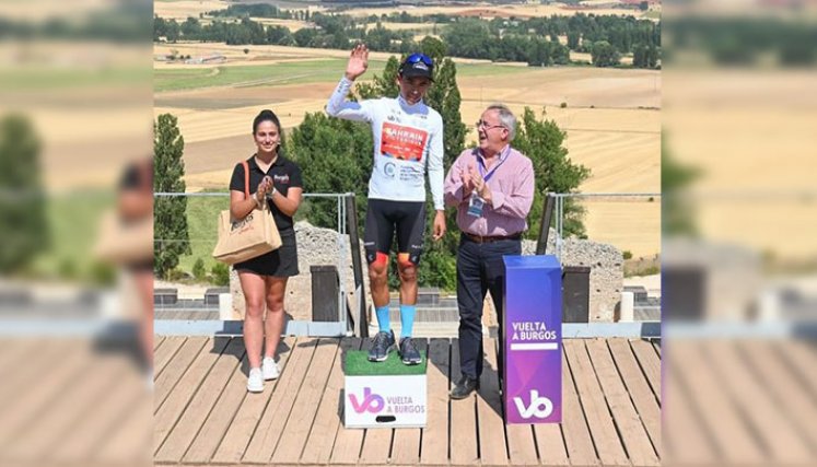 Santiago Buitrago buscará el título en la última jornada de la Vuelta a Burgos./Foto: AFP