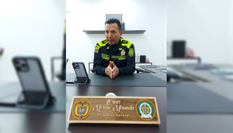general Óscar Moreno.