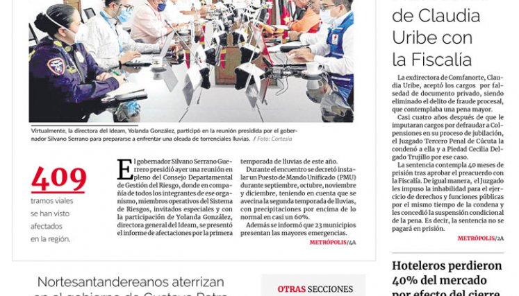 Portada del martes, 23 de agosto de 2022