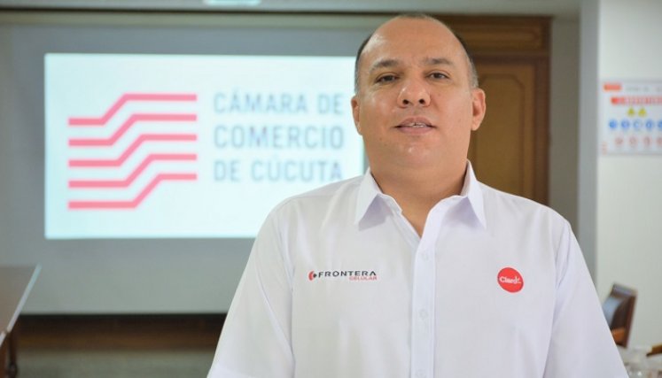 Francisco Javier Pabón era el presidente de la junta directiva de la Cámara de Comercio de Cúcuta desde enero pasado./Foto cortesía