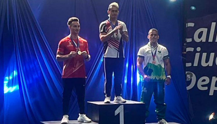 Jossimar Calvo, campeón Nacional en Cali. 