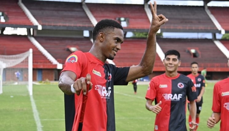 Dani Moreno fue el autor del segundo gol de Norte en la victoria contra Caldas