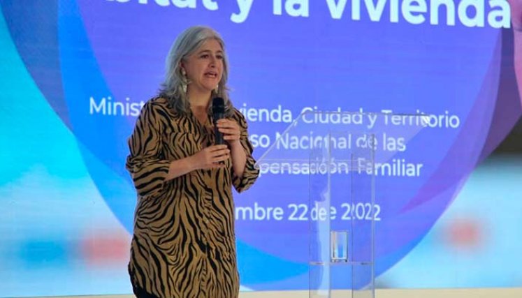 Catalina Velasco, ministra de Vivienda/Foto cortesía