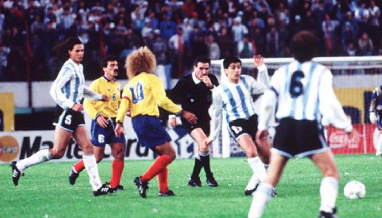 Hoy se cumplen 29 años del histórico 5-0 de Colombia - Argentina 