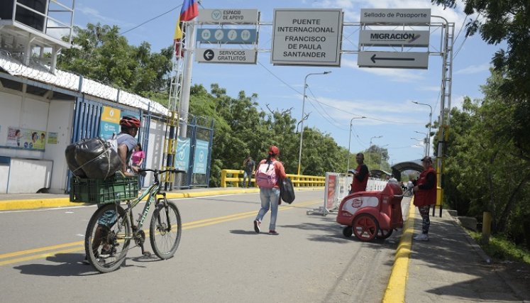 El paso de personas por El Escobal es poco, la calma en esa zona de frontera es contraria al bullicio y desorden que hay en La Parada (Villa del Rosario).