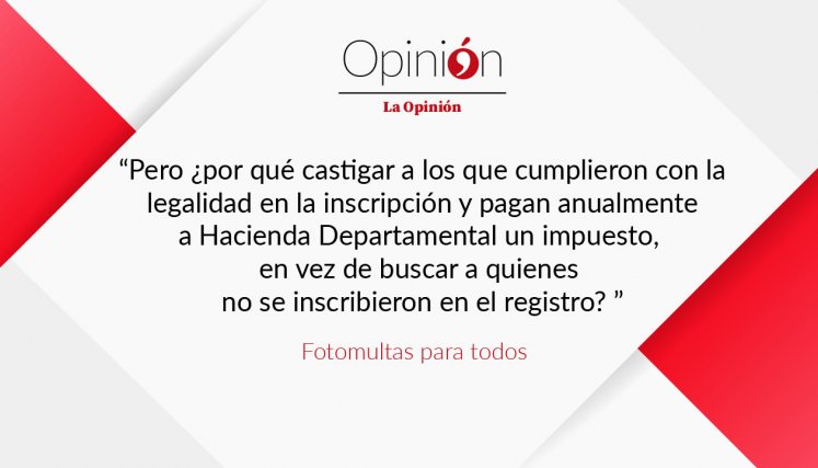 Fotomultas para todos